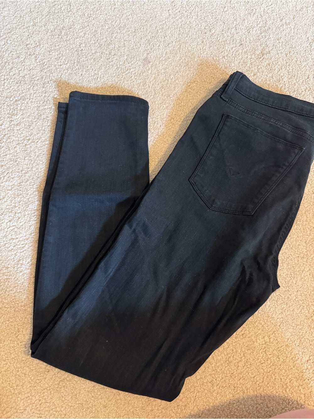 Hudson Jeans Black High-Rise Skinny